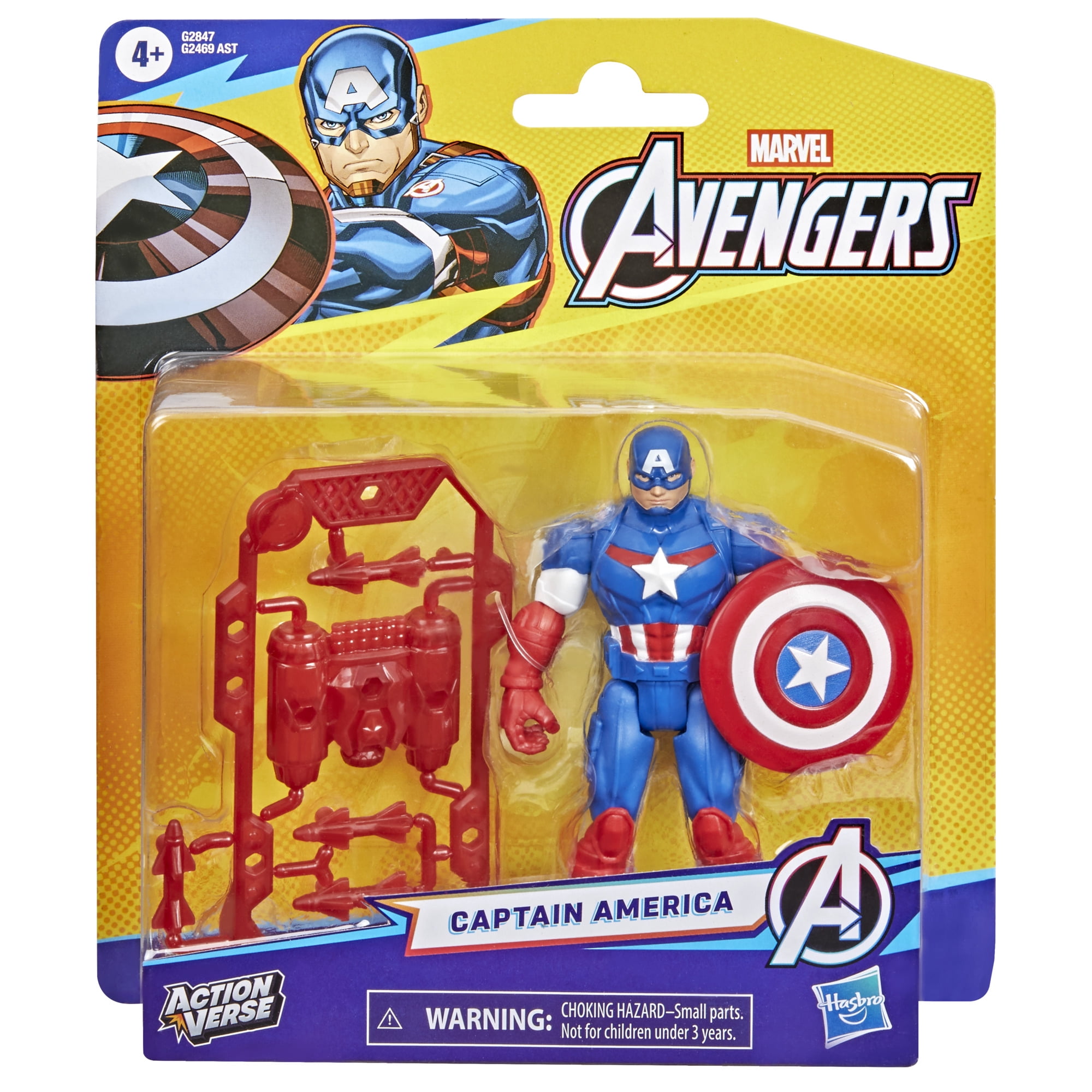 Marvel Avengers ActionVerse, figurine Captain America