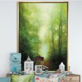 thumbnail image 3 of Into the Clearing Forest - Traditional Landscape Framed Canvas, 3 of 3