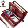 thumbnail image 2 of Retro Credit Card Holder Fashion Wallets for Women PU Leather Wallet Organizer, 2 of 8