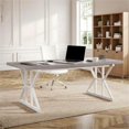thumbnail image 1 of Fnova 70.86" Dining Table for 6, Modern Rectangular Kitchen Table for Dining Room, Gray, 1 of 9
