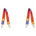 thumbnail image 3 of QualitChoice Pièces de Rechange pour Bandoulière de Sac Grand Ceinture en Toile Artisanale Crochet Pivotant en Métal Réglable DIY pour Rouge Bleu Jaune 2 Pcs, 3 of 6