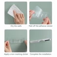 thumbnail image 4 of BAOPAI Self Adhesive Rotatable Over the Toilet Storage Rack Bathroom Organizer Shelf No Drill Easy Installation Space Saver for Small Bathrooms, 4 of 6