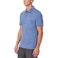 thumbnail image 4 of 32 Degrees Cool Polo Shirt for men, 2 pack, Color Blue and light Blue, Size Large, 4 of 5