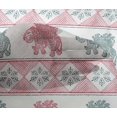 thumbnail image 4 of oneOone Viscose Chiffon Fabric Floral & Elephant Block Print Fabric BTY 42 Inch Wide, 4 of 4