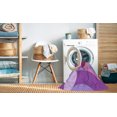 thumbnail image 2 of Ahgly Company Tapis d'Intérieur Lavables en Machine, Carré Violet Transitionnel, Carré de 8', 2 of 7