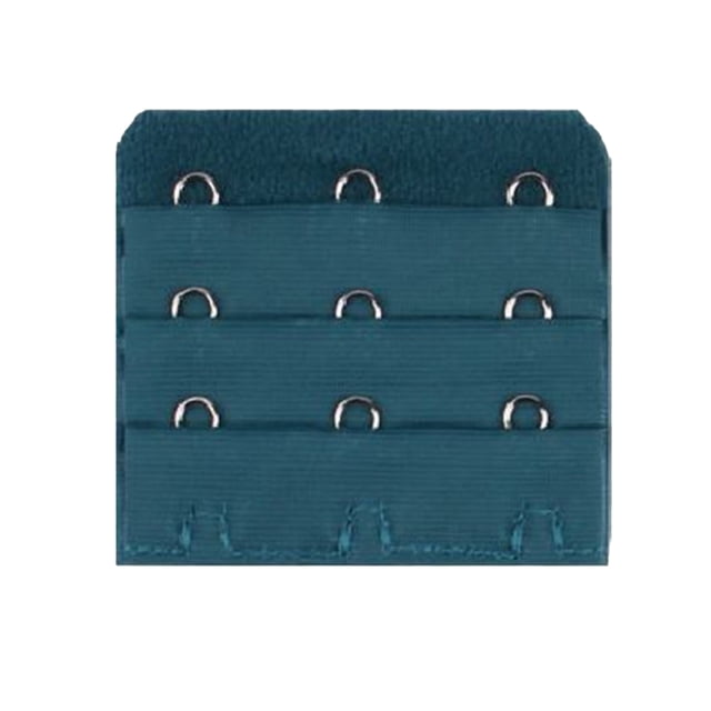 Extension Strap Bra Extender Buckle 3 Hook Women Brassiere Buckle Hooks Accessories Practical Elastic Multicolor Clips Tight 3 Rows Underwear dark green