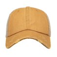 thumbnail image 4 of Unisex Men Women Solid Color Sun Hat Adjustable Baseball Cap Hip Hop Hat, 4 of 4