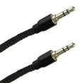 thumbnail image 2 of VM Audio 3.5mm Auxiliary Sound Stereo 5-Foot Tablet Smartphone Car Cable, Black, 2 of 3