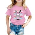 thumbnail image 1 of XDZJLR T-Shirts Filles Enfants Pâques Graphique Coupe Ample Décontractée Manches Courtes Col Rond pour Garçons Vêtements 10-11 Ans, 1 of 4