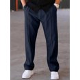thumbnail image 4 of FOCUSNORM Men's Tapered Joggers Lightweight Drawstring Elastic Waist Solid Color Athletic Workout Pants Trousers, 4 of 9