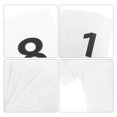 thumbnail image 3 of HLONK Digital Card 10 Pcs Number Cards 1-10 for Tabletop Plastic Customer Service Convenience Practical Bride White, 3 of 6
