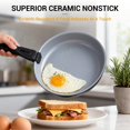 thumbnail image 3 of Ammeloo 18-Piece Ceramic Pots and Pans Set Non Stick, Non Toxic Cookware Set with Removable Handles, Pot Sets for Cooking, Induction Ready, Dishwasher & Oven Safe, PFAS PFOA & PTF, 3 of 8