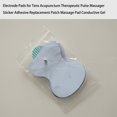 thumbnail image 1 of 10 Pieces Electrode Pad Sticker Self-adhesive Patch Stimulators Pads Home Body Heath Care Massage Gel Accessory, 1 of 8