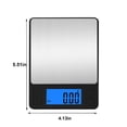 thumbnail image 3 of Dvkptbk Kitchen Scale Food Kitchen Electronic Scale, Digital Ounces and Grams for Cooking, Baking, Meal Prep, Dieting, and Weight Loss Kitchen Utensils & Gadgets, 3 of 9