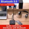 thumbnail image 4 of Adaptateur Audio 3,5 mm Commutateur Ordinateur Portable Tablette Télécommande Compatible Bluetooth Cinéma Maison Récepteur de Diffusion de Musique Boîte de Commutation Convertisseur Fournitures Multimédias, 4 of 9
