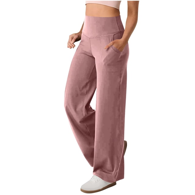 cfhntfmh Joggers pour Femmes à Cordon Taille Haute Extensibles Bas Resserré Pantalons avec Poches pour Entraînement Course