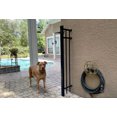 thumbnail image 2 of Cast Iron Mid Century Modern Stars Decorative Wall Mounted Garden Hose Holder, 2 of 7