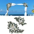 thumbnail image 4 of Xingzhi 2x Wedding Arch Flowers Sunflowers Decor Rustic for Backdrop Door Party white, 4 of 5
