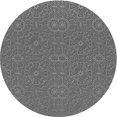 thumbnail image 1 of Ahgly Tapis d'Intérieur Lavable en Machine Carré Gris Foncé, 3 Pieds Carré, 1 of 7
