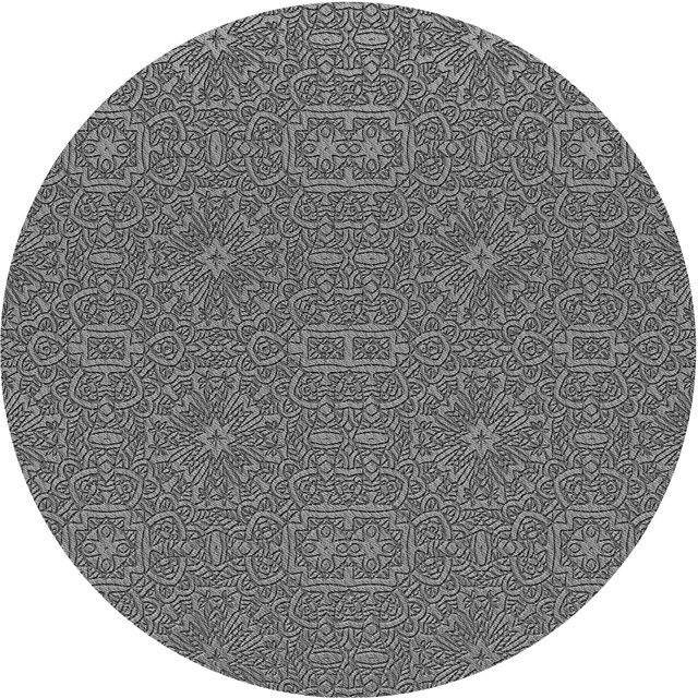 Ahgly Tapis d'Intérieur Lavable en Machine Carré Gris Foncé, 3 Pieds Carré