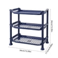 thumbnail image 3 of EGNMCR Closet Organizers and Storage, Organization and Storage, Storage Bins, Storage Containers Three Layer Bathroom Rack Kitchen Rack Multi Layer Storage Rack Desktop Storage Rack Plastics Shelves, 3 of 6