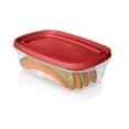thumbnail image 4 of Rubbermaid EasyFindLids Food Storage Container Value Pack, Racer Red, 4-Piece Set, 4 of 4