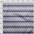 thumbnail image 2 of oneOone Cotton Poplin Fabric Peacock Feather Ikat Printed Craft Fabric BTY 42 Inch Wide, 2 of 4
