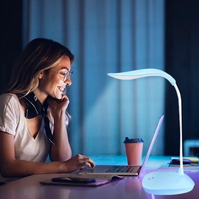TIMIFIS Kitchen Gadgets Small Desk Lamp Desktop Lamp Desktop Eye Protection Study Students Dormitory USB Rechargeable Bedroom Bedside Mini Lighting Small Desk Lamps Kitchen & Dining