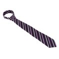 thumbnail image 2 of Cravate Homme, Design Rayé Décoratif Pratique Cravate d'Affaires Longueur 146cm pour Fêtes pour Réunions pour Homme TT-05, 2 of 8