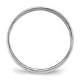thumbnail image 2 of 10KW 6mm LTW Milgrain Half Round Band Size 6.5 Size 6.5, 2 of 4