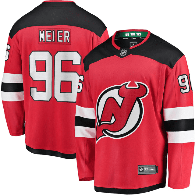 Timo Meier New Jersey Devils LNH Fanatics Chandail Domicile Breakaway, Grand