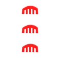 thumbnail image 3 of Decodeary Rubber Practice With Effortless Mute Device Installation red 3Set, 3 of 6