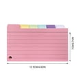 thumbnail image 2 of & Craft & Stationery Ruled Index Cards for Studying Colored Lined Cards 150 Pcs with Piston Rings for Organization and School Supplies, 2 of 5
