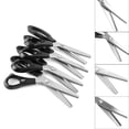 thumbnail image 3 of WALFRONT Fabric Decorative Round/Triangle Edge Pinking Shears Scissors Stainless Steel Clipper Large Scallop Cut 3 5 7mm For Professional And Domestic Use, 3 of 6