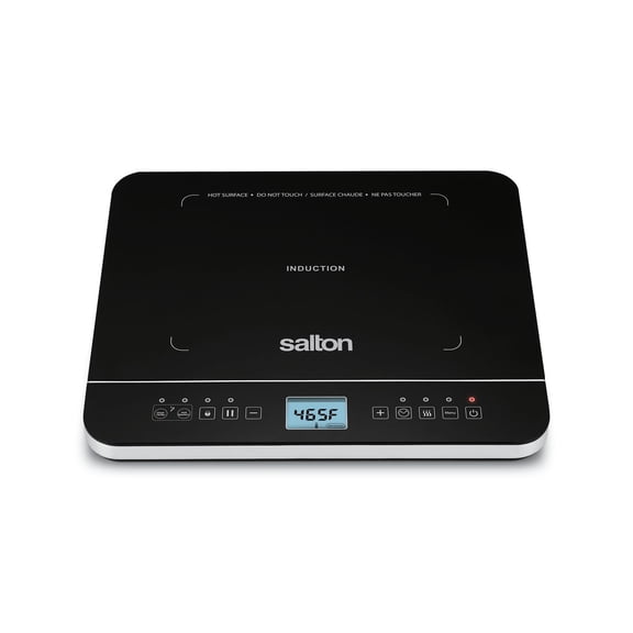 Salton Cuisinière à induction avec sonde température, 1500W, ID1880, plaques chauffantes