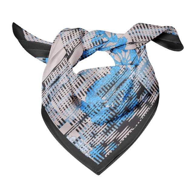 Bimba Womens Rectangular Printed Cotton Voile Scarf Neck Head Wrap-40 x 80 Inches