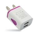 thumbnail image 1 of serony Chargeurs Muraux USB Tête de Charge Universelle LED Haute Performance Résistante à l'Usure Adaptateur d'Alimentation pour Bureau Violet, 1 of 9