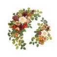 thumbnail image 3 of DOLITY 1 Paire de Couronnes de Fleurs pour Arche de Mariage, Rideaux en Fil, Guirlandes Florales Artificielles, 3 of 9