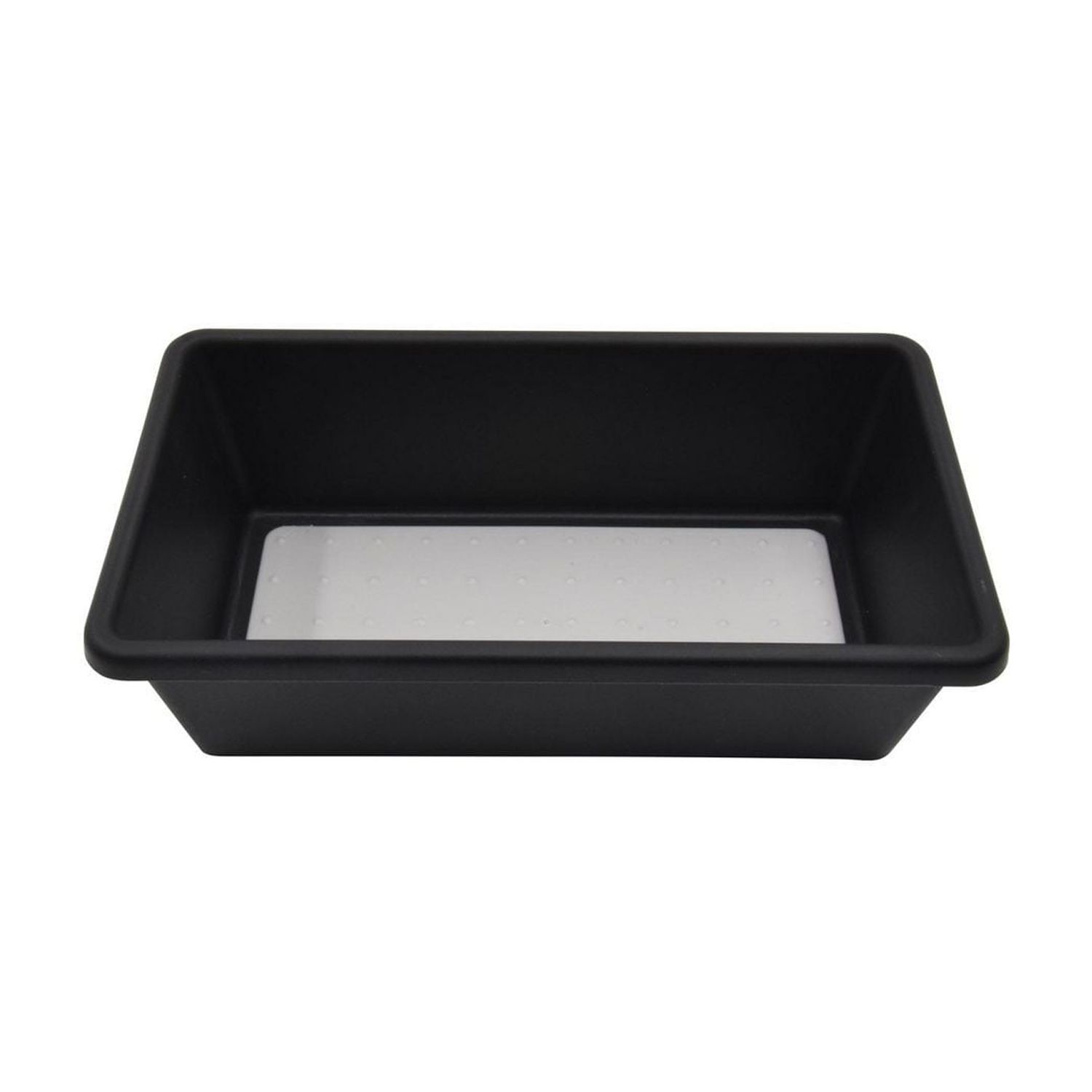 Organisateur de tiroir de placard Mainstays en plastique noir antidérapant,  3,75" x 6,75", pour gadgets de cuisine, 1 Pièce