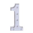 thumbnail image 2 of Clearance! Remote Control Alphabet Letter Lights LED Light Up White Plastic Letters Standin Sales Online Shopping Womens Deals #77, 2 of 2