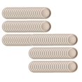 thumbnail image 1 of 2PC Stainless Steel Cutlery Set Compostable Paper Plates Heavy Duty 60 Pack Biodegradable Disposable Plates Disposable Dinner Plates Made Of Natural Sugarcane Wheat ，Microwave Table Chargers, 1 of 9