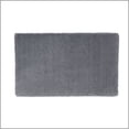 thumbnail image 4 of Tapis de bain en polyester gris foncé uni 3K Hometrends, 4 of 8