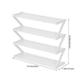thumbnail image 3 of Kcavykas Clearance Sales Home Storage Organiser 4-layer Shoe Rack independent Shoe Cabinet with Thickened Steel Pipe Multi-functional Entrance Shoe Cabinet Corridor Shoe Cabinet, 3 of 5
