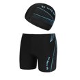 thumbnail image 2 of Japceit Men's Leisure Hot Spring Beach Shorts Boxer Shorts Swimming Trunks + Swimming Cap, 2 of 5