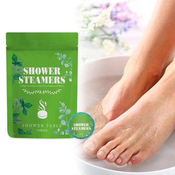 EGNMCR Shower Steamers Aromatherapy Shower Bombs Birthday Gifts For Women Mom With Eucalyptused Mint Essences Oil 7pcs bath patch