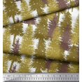 thumbnail image 3 of Soimoi Silk Fabric Cedar Tree Print Sewing Fabric Yard 42 Inch Wide, 3 of 5