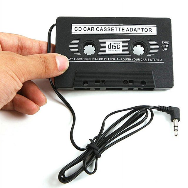 3.5mm AUX Transmitter Car Audio Cassette Tape Adapter Transmitter Bluetooth Vehicle MP3 Player Car Accessories