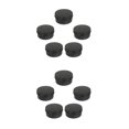 thumbnail image 2 of Transemion 5pcs Empty Aluminum Jars Cosmetic Screw Balm Lip Lid Cans Containers Black 150ml 2Set, 2 of 6