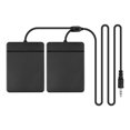 thumbnail image 1 of 3.5mm Interface Compact Sustain Pedal  Dual Pedal for Musical Instruments Portable Folding Piano Electronic Keyboard Electronic Foldable Drum, 1 of 7