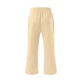 thumbnail image 4 of Capris, Mens Fashion Summer Drawstring Elastic Waist Casual Solid Color Capris Pants, 4 of 4